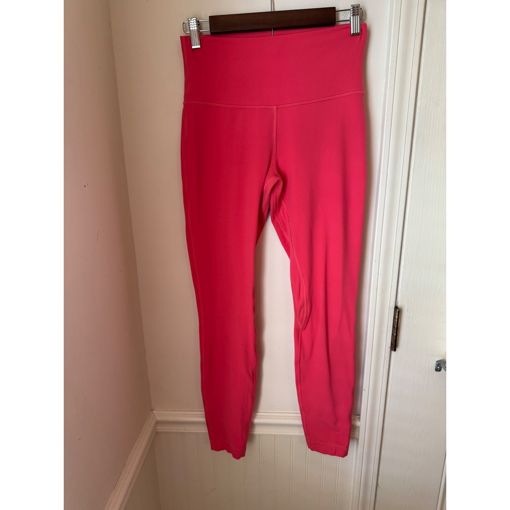 Lululemon Align High-Rise Pant 25 Pink Nulu Yoga Leggings Womens Size 6